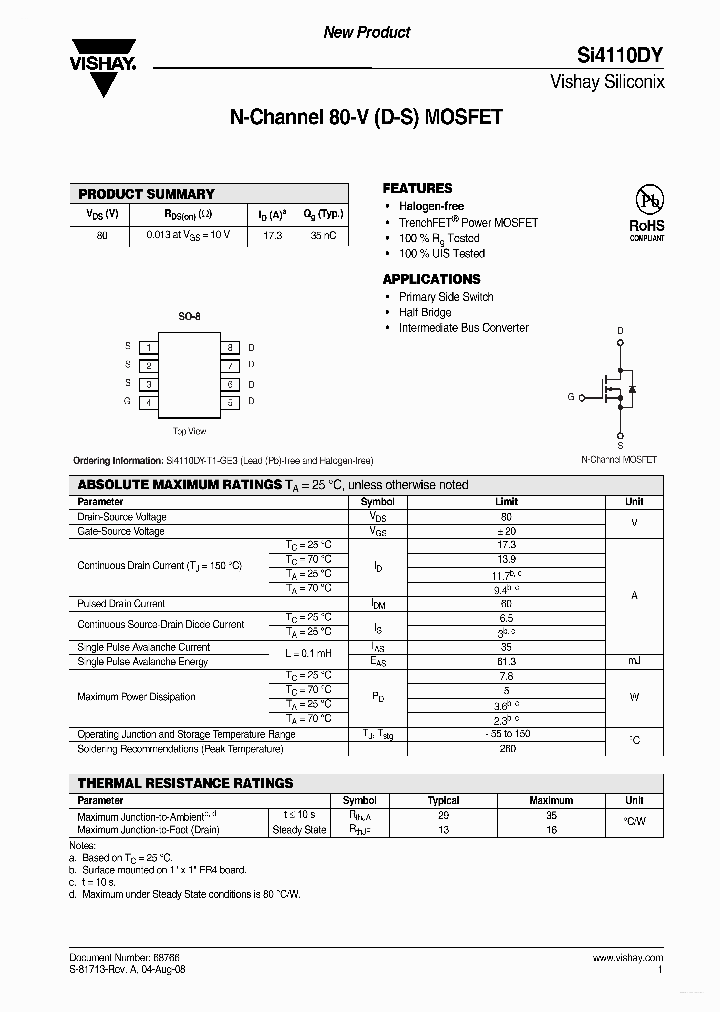 SI4110DY_2990203.PDF Datasheet