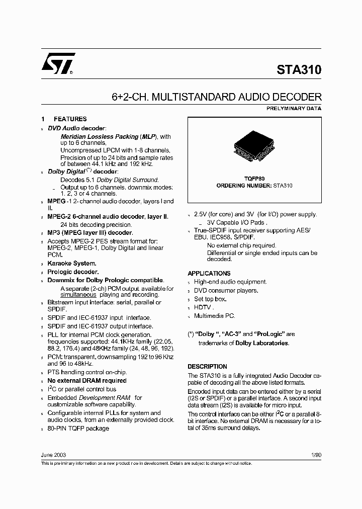 STA310_2990877.PDF Datasheet