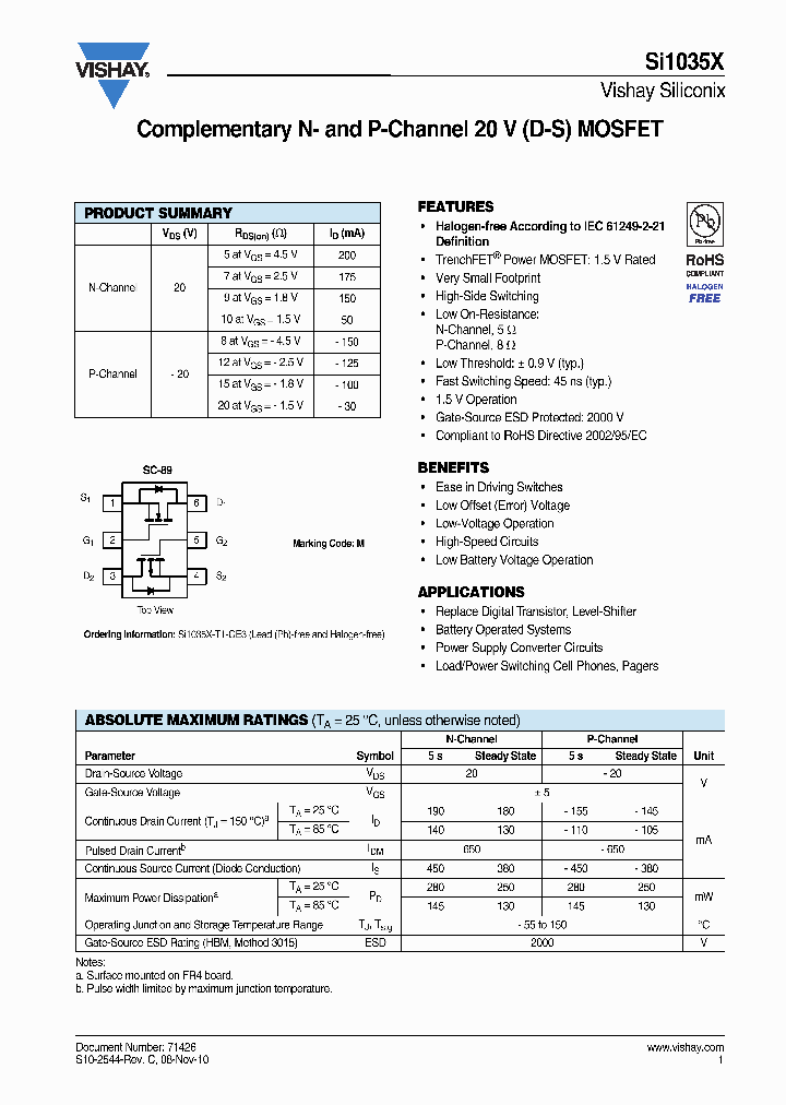 SI1300BDL_2991423.PDF Datasheet