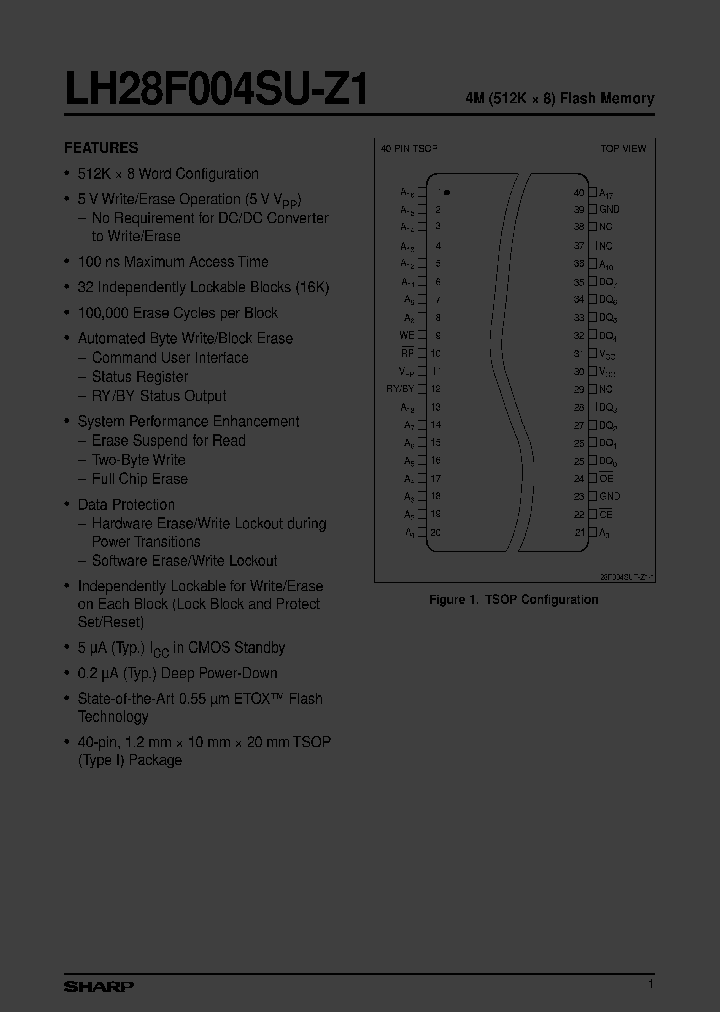 LH28F004SUT-Z1_2991638.PDF Datasheet