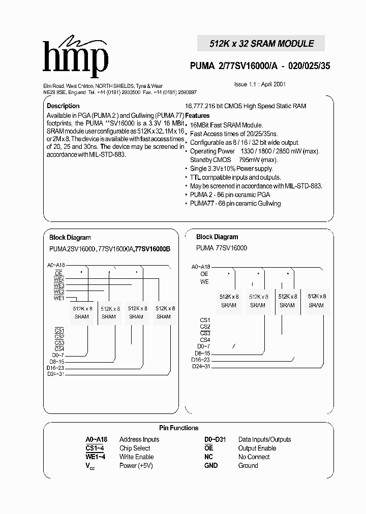 PUMA2SV16000MB-35_2992524.PDF Datasheet