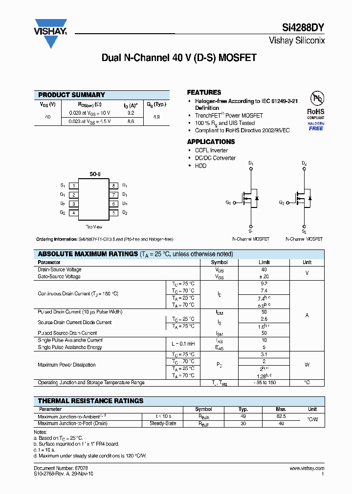SI4288DY_2994272.PDF Datasheet