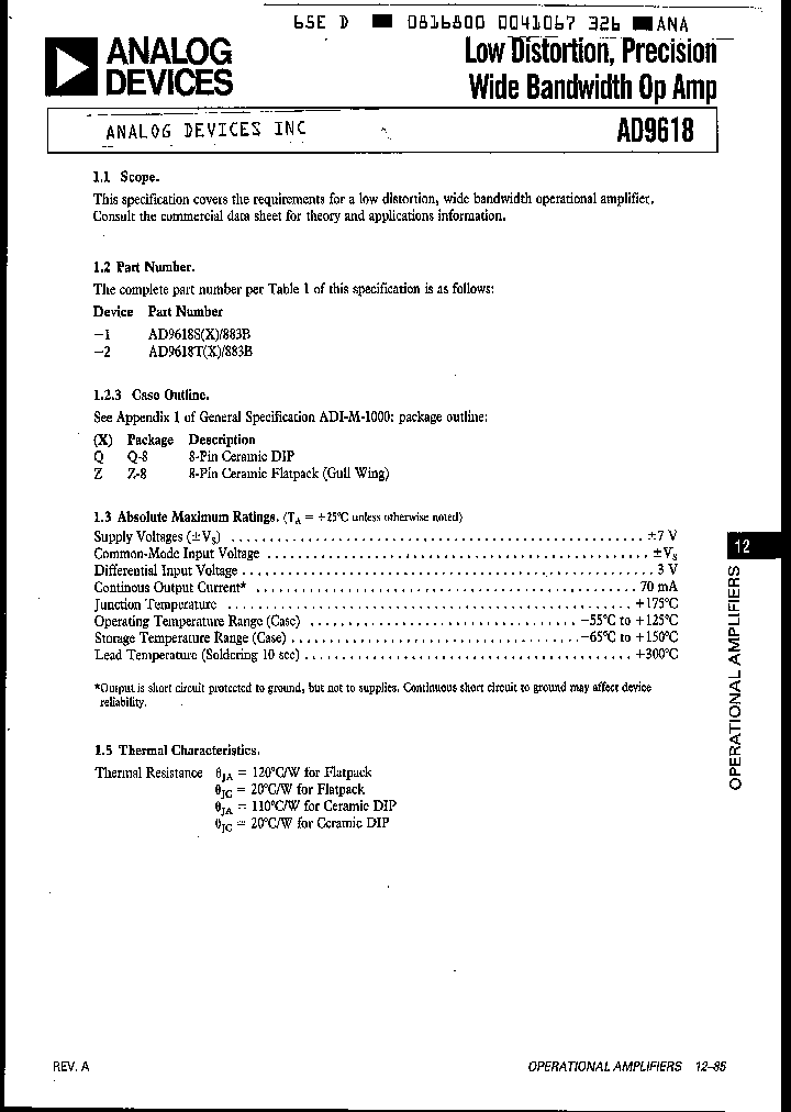 AD9618SZ883B_2995083.PDF Datasheet