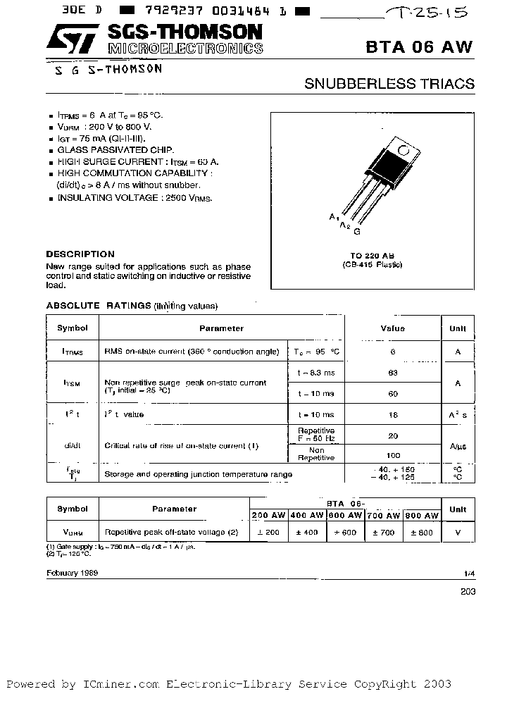 BTA06-200AW_2995843.PDF Datasheet
