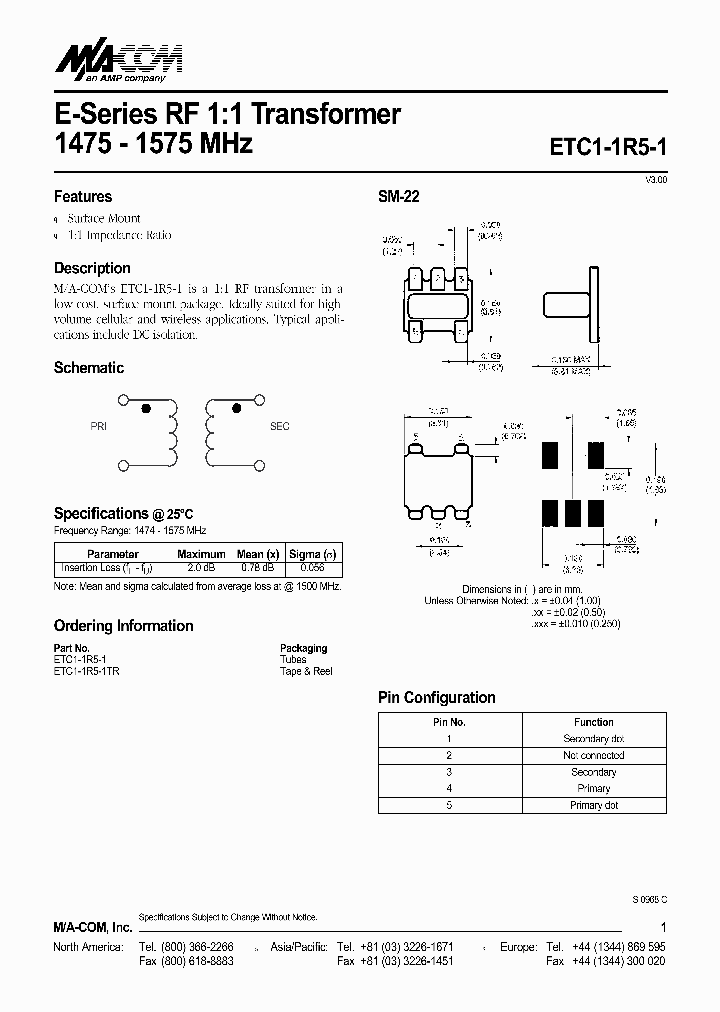 ETC1-1R5-1TR_2995966.PDF Datasheet