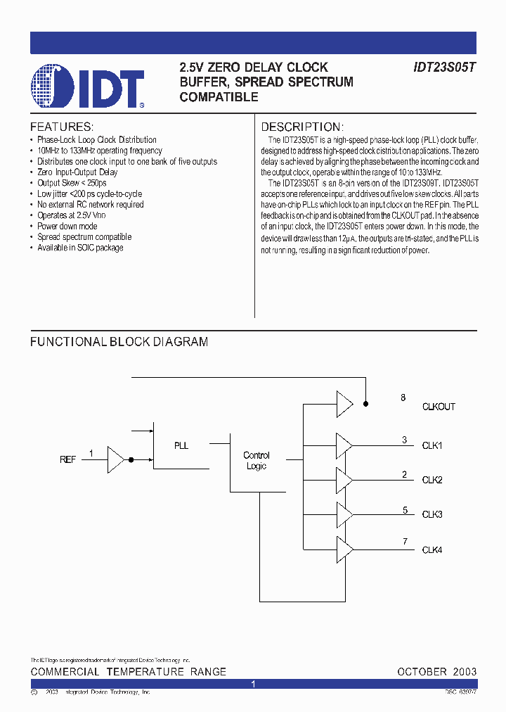 IDT23S05T-1DC_2997333.PDF Datasheet