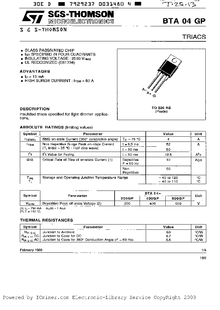 BTA04-200GP_2995856.PDF Datasheet