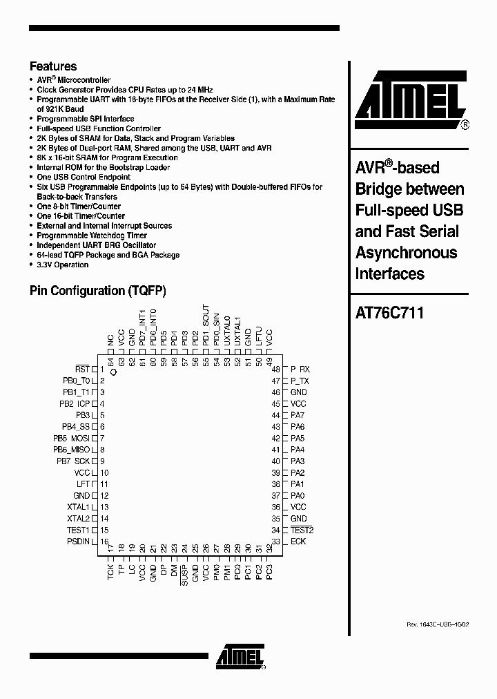 AT76C711-0T64_2999998.PDF Datasheet
