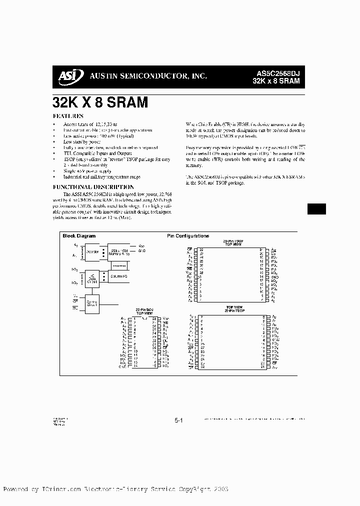 AS5C2568TP-20XT_3000388.PDF Datasheet