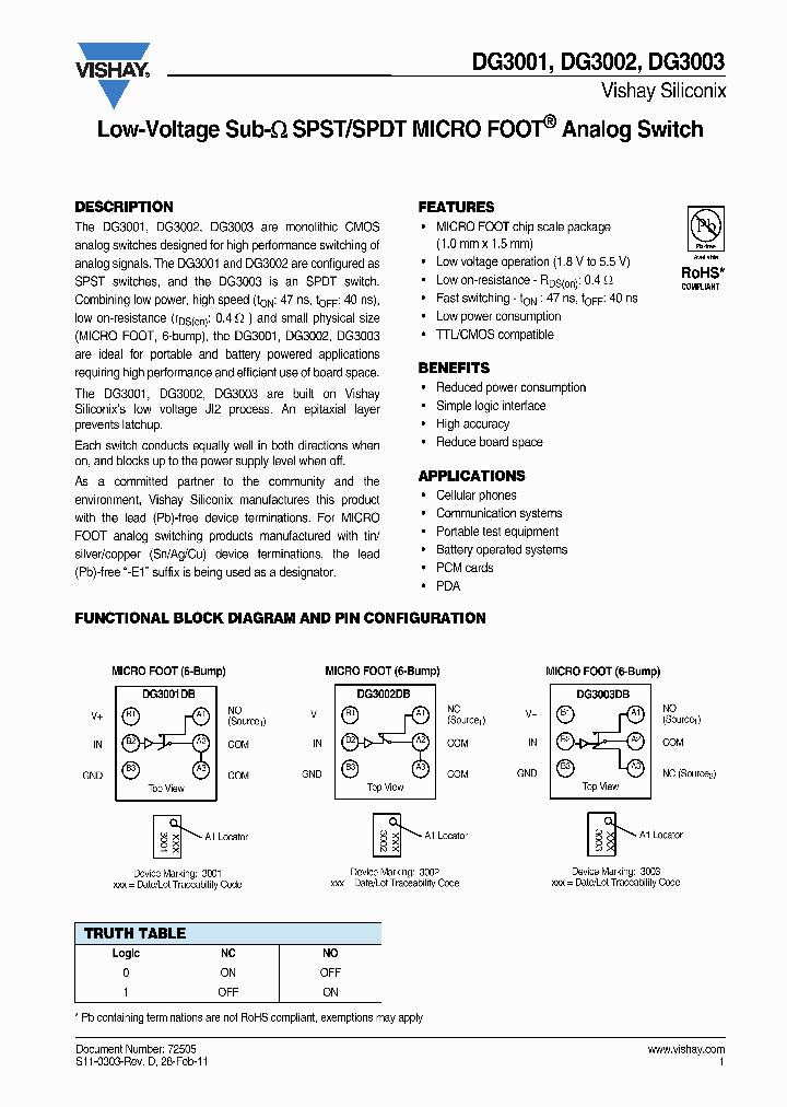DG3001DB-T1-E1_3001917.PDF Datasheet