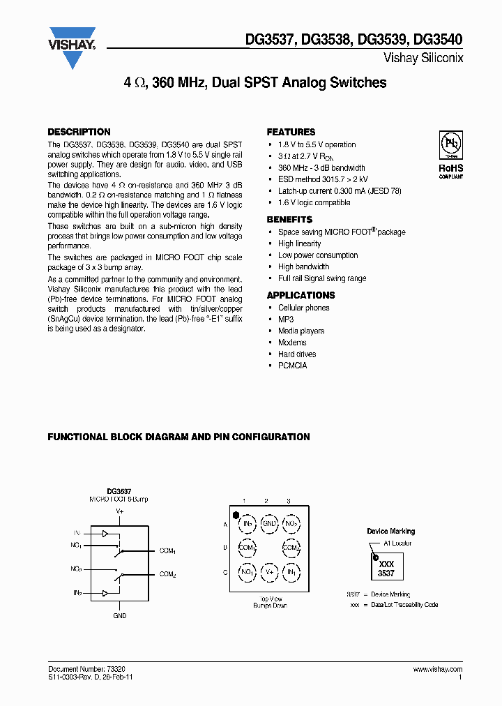 DG3540DB-T1-E1_3001919.PDF Datasheet