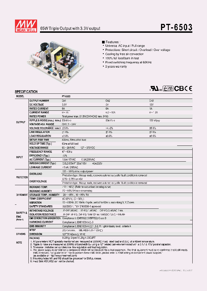 PT-650311_3003730.PDF Datasheet