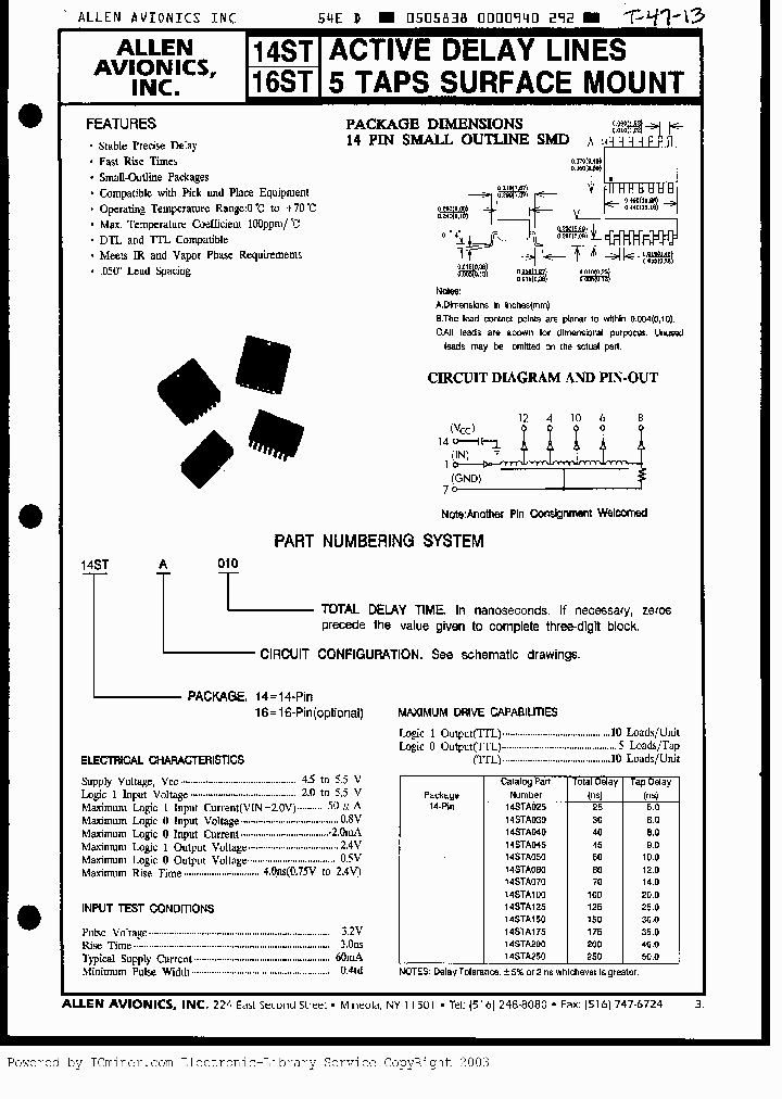 14STA100_3004625.PDF Datasheet