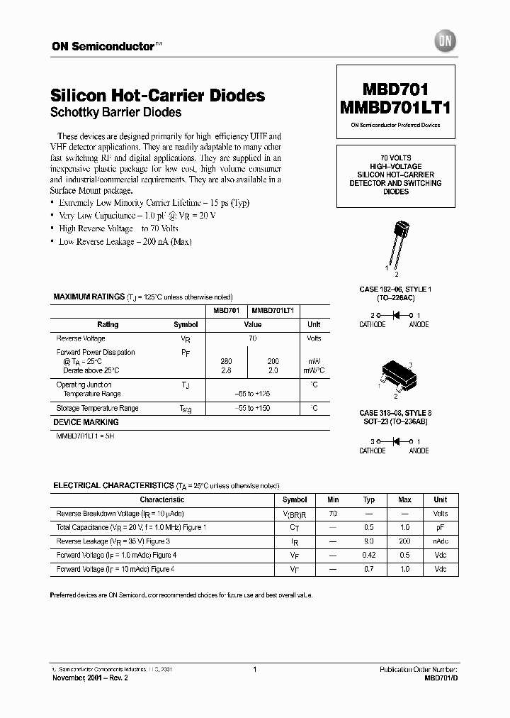 MBD701-D_3006317.PDF Datasheet