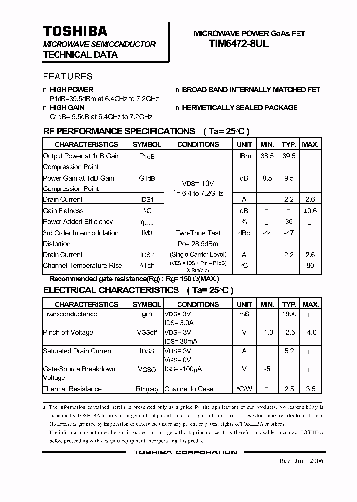 TIM6472-8UL_3004728.PDF Datasheet