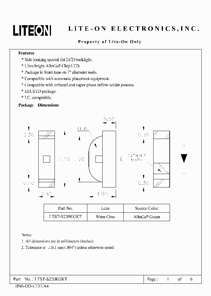 LTST-S220KGKT_3007901.PDF Datasheet