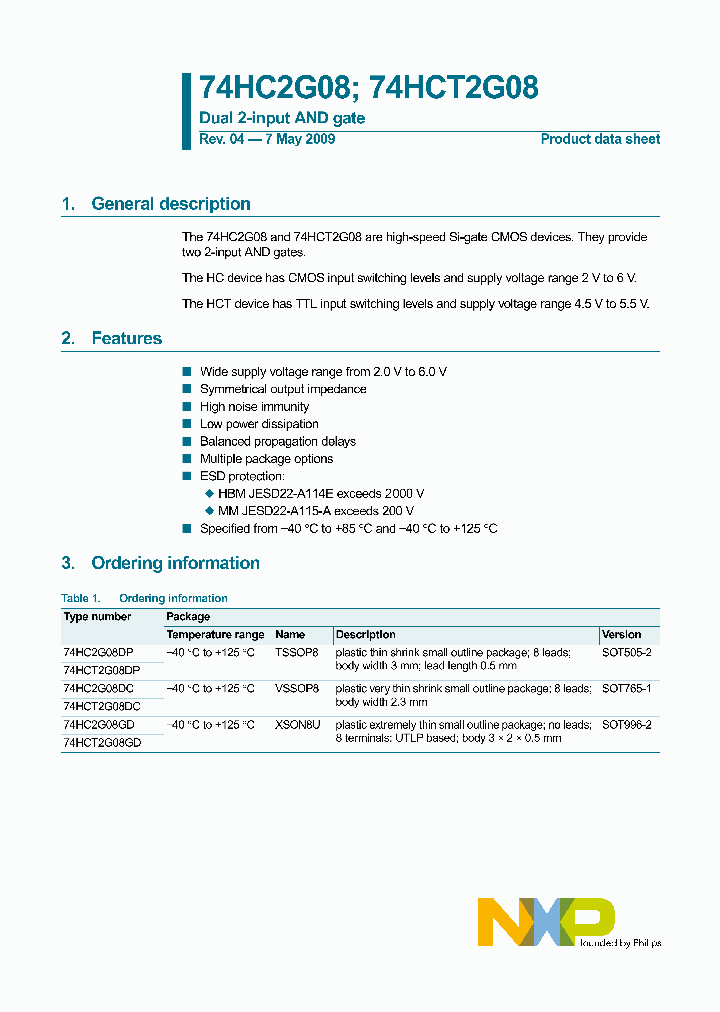 74HCT2G08GD_3010141.PDF Datasheet