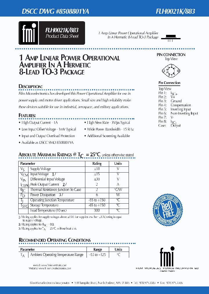 FLH0021K883_3011300.PDF Datasheet