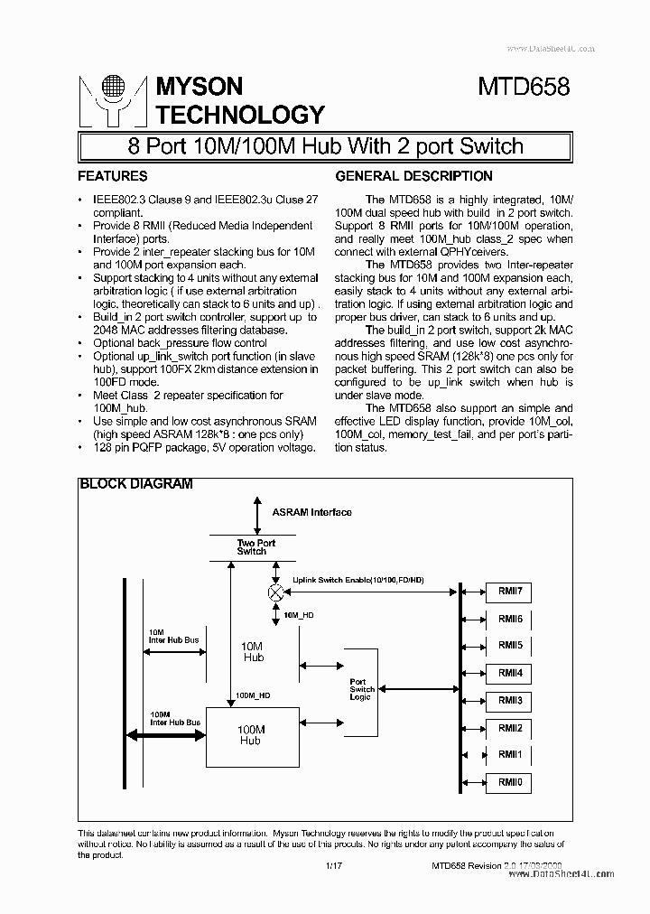 MTD658_3011418.PDF Datasheet