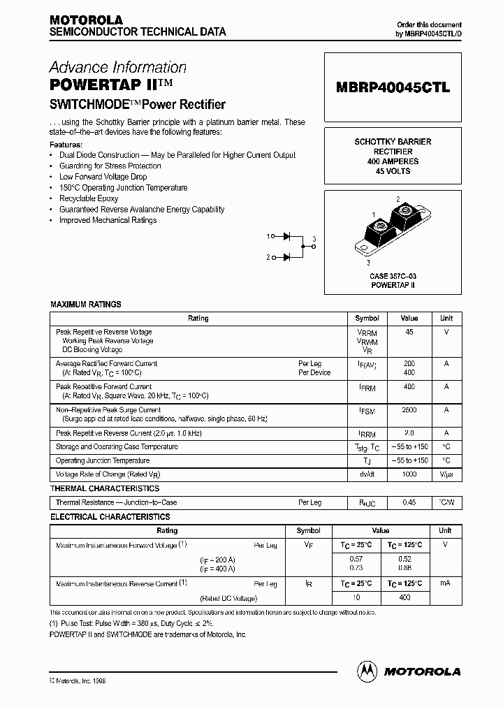 MBRP40045CTL_3013446.PDF Datasheet