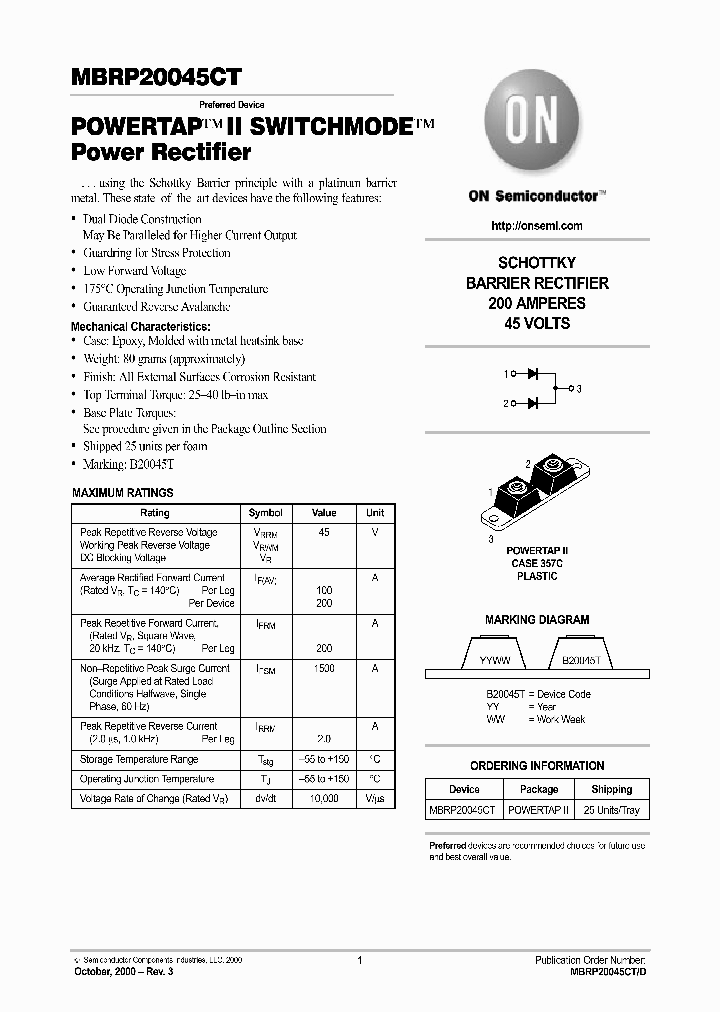 MBRP20045CT-D_3013572.PDF Datasheet
