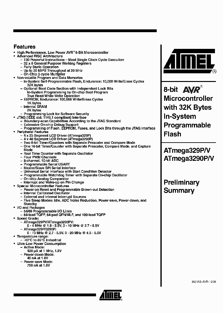 ATMEGA329PV-20MU_3014589.PDF Datasheet