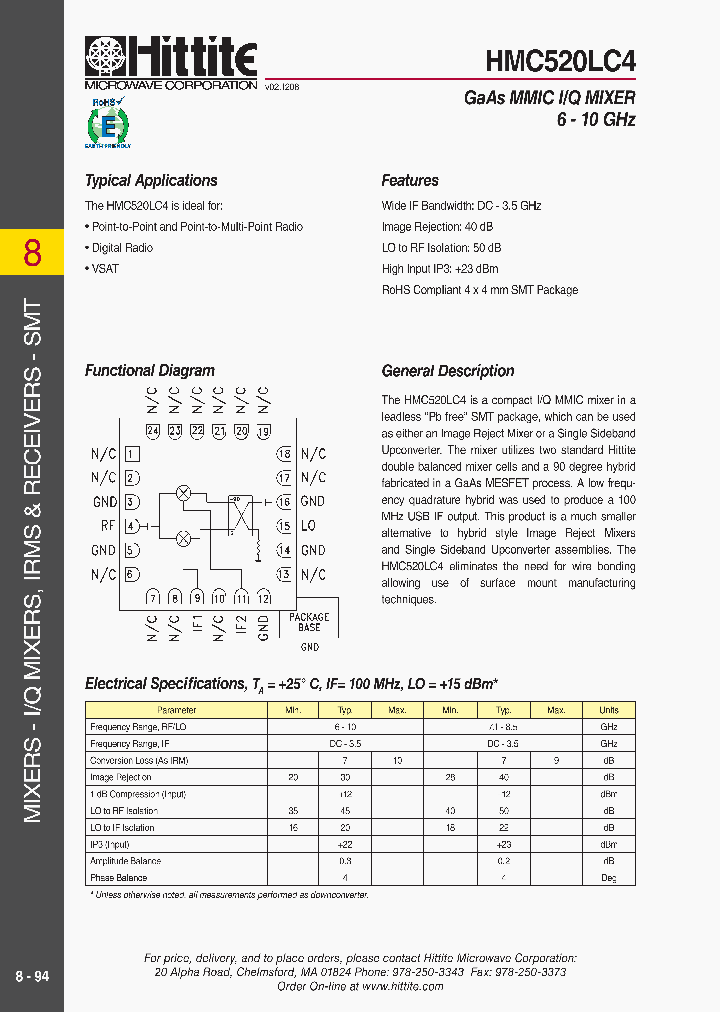 HMC520LC409_3014986.PDF Datasheet