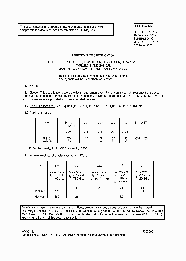 JAN2N918UB_3018527.PDF Datasheet