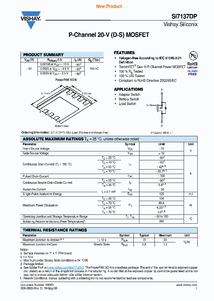 SI7137DP_3017357.PDF Datasheet