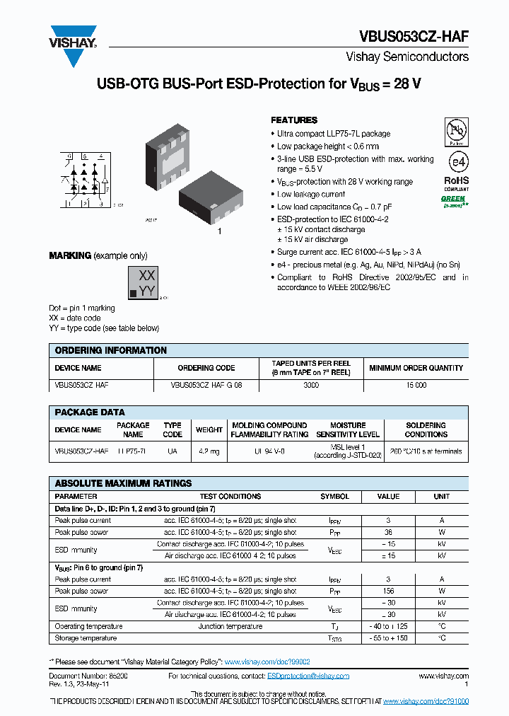 VBUS053CZ-HAF_3018825.PDF Datasheet