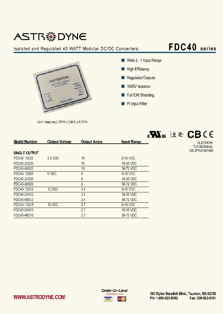 FDC40-24S12_3019935.PDF Datasheet