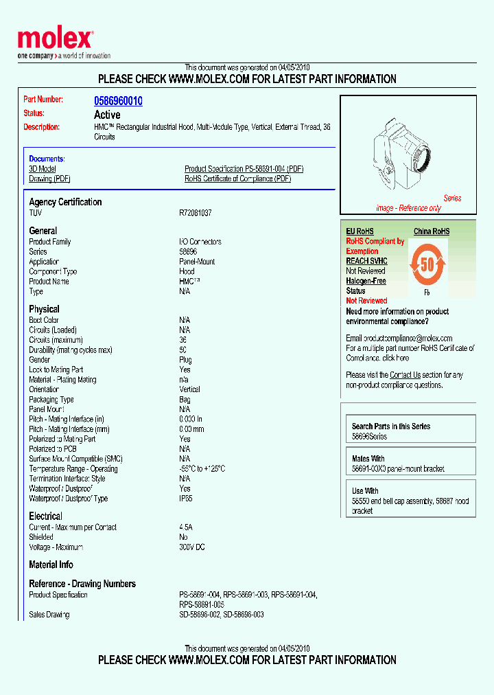 58696-0010_3019135.PDF Datasheet
