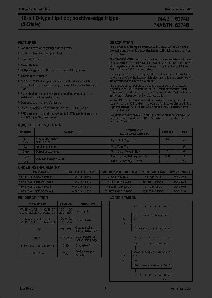 74ABT16374BDL-T_3020454.PDF Datasheet