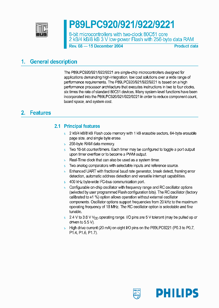 P89LPC922FDH_3023928.PDF Datasheet