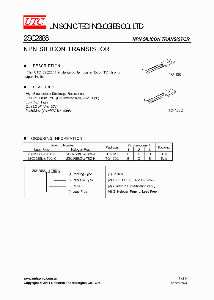 2SC2688G-X-T60-K_3026069.PDF Datasheet