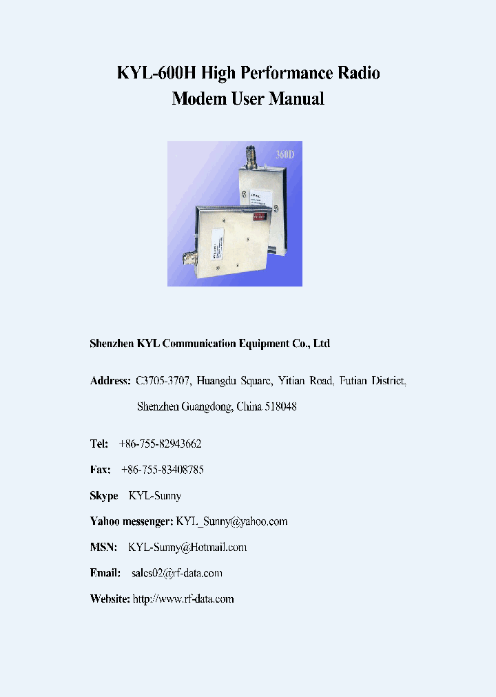 KYL-600H_3029086.PDF Datasheet