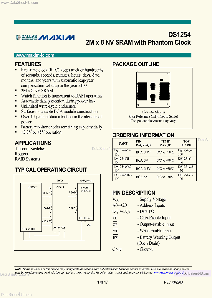 DS1254_3020503.PDF Datasheet