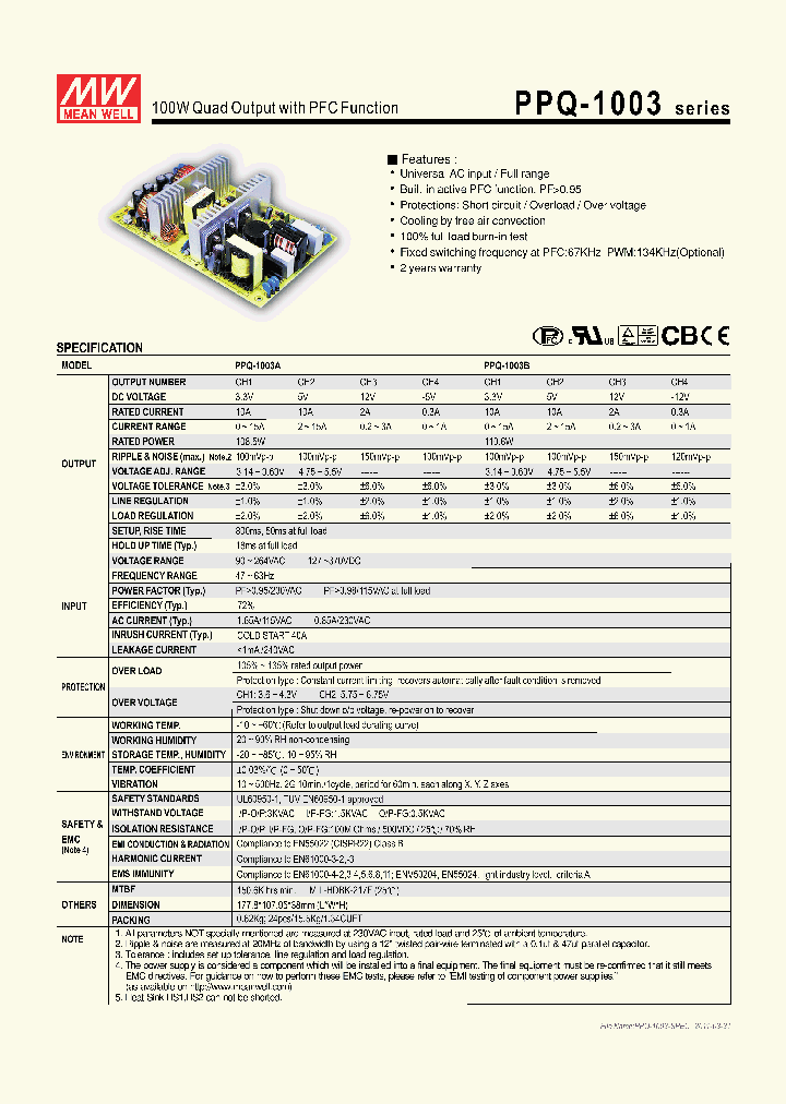 PPQ-100311_3032027.PDF Datasheet
