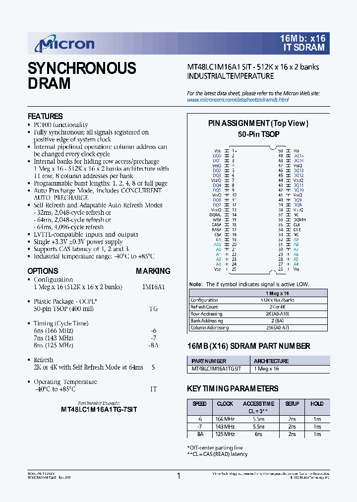 MT48LC1M16A1_3033354.PDF Datasheet