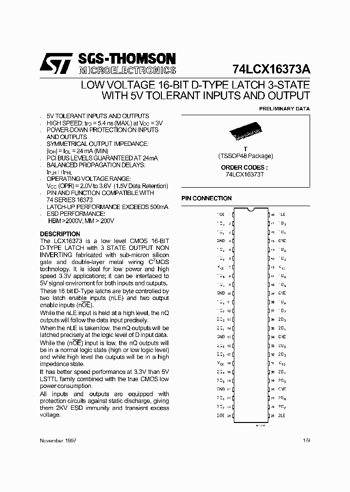 74LCX16373A_3033357.PDF Datasheet