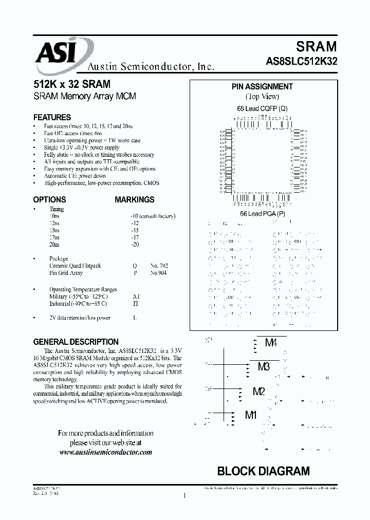 AS8SLC512K32_3035863.PDF Datasheet