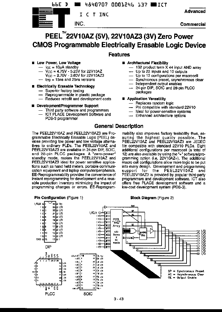 PEEL22V10AZ3S15_3036633.PDF Datasheet