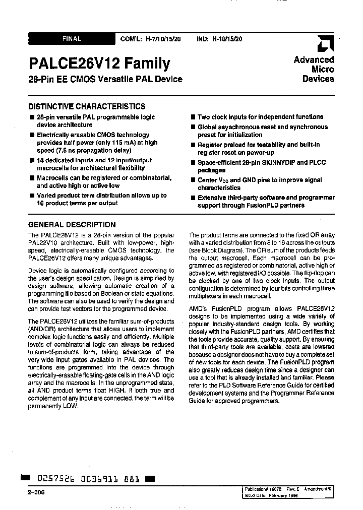 PALCE26V12H-15PC4_3039191.PDF Datasheet