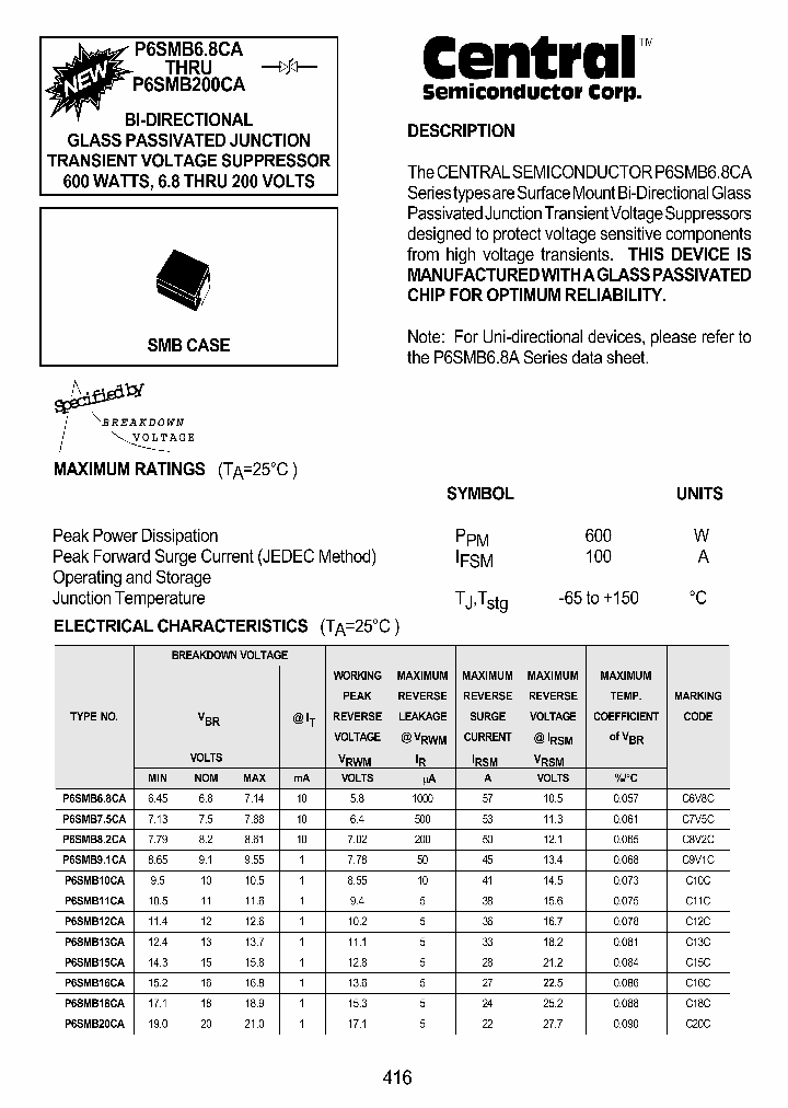 P6SMB75CA_3040155.PDF Datasheet