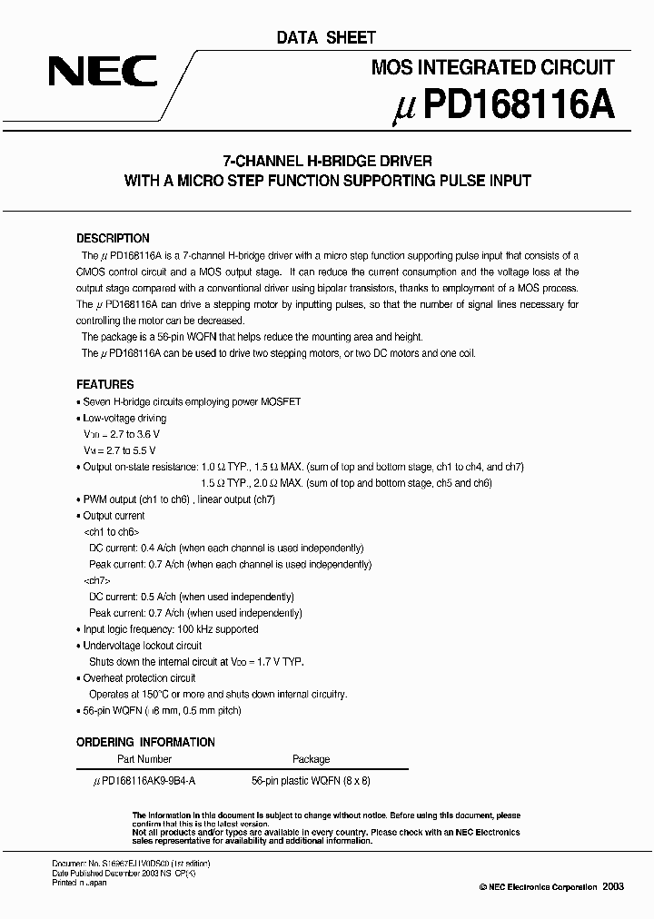 UPD168116AK9-9B4-A_3042732.PDF Datasheet
