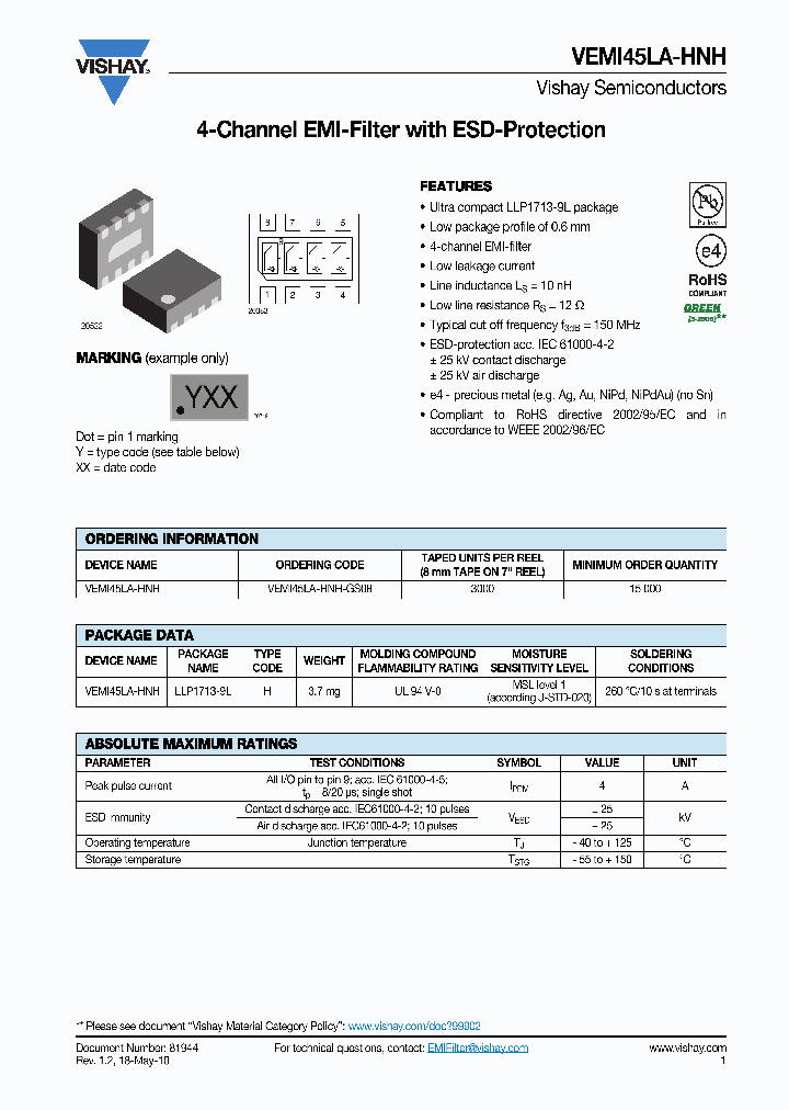 VEMI45LA-HNH_3045580.PDF Datasheet