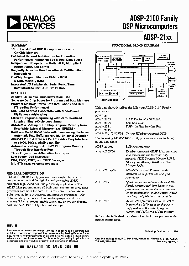 ADSP-2100JP_3046274.PDF Datasheet