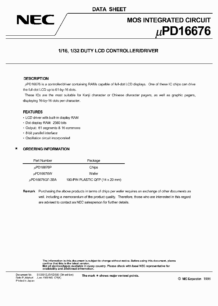 UPD16676GF-3BA_3048001.PDF Datasheet