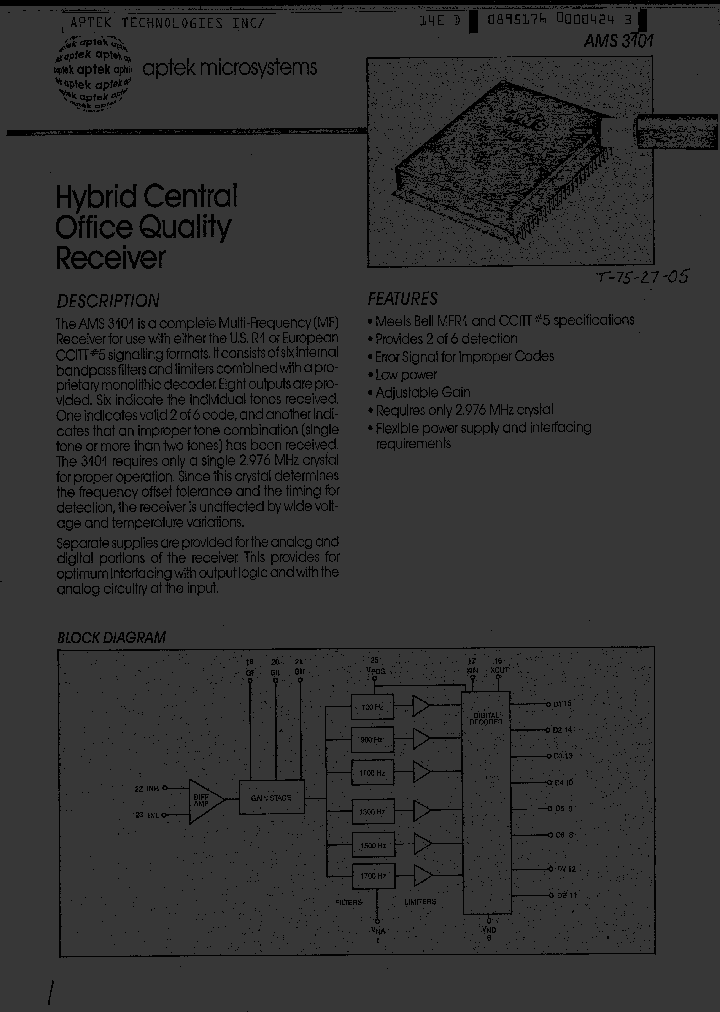 AMS3101MFR1_3047829.PDF Datasheet