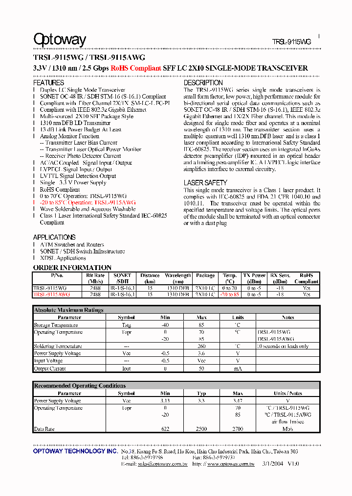 TRSL-9115AWG_3048657.PDF Datasheet